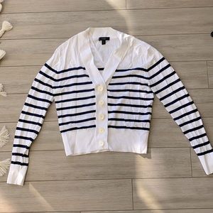 J. Crew Striped Cardigan